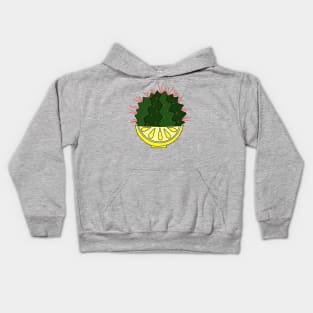 Cute Cactus Design #83: The Lemon Cactus Kids Hoodie